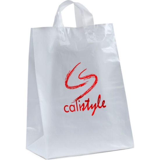 Promotional Mercury - Frosted Shopper- Foil Print with Logo FP21FRS1317