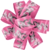 Custom 1 Badge Satin Bow - Foil Print with Logo FP50BOW0104