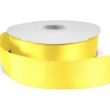 Promotional 1½ Bridal Satin Ribbon - 25yd Roll - Foil Print Yellow FP50BRR1525