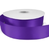 Promotional 1½ Bridal Satin Ribbon - 50yd Roll - Foil Print Purple FP50BRR1550