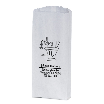 Promotional Pharmacy Bag - Flexo Ink Print with Logo FX10PHB0512
