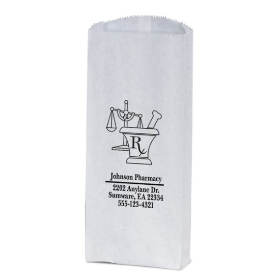 Promotional Pharmacy Bag - Flexo Ink Print with Logo FX10PHB0512