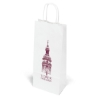 Promotional Vino - White Shopper - Flexo Ink Print Kraft White FX10WHS0513
