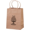 Promotional Eco Pup - Kraft-Brown Shopper - Flexo Ink Print Kraft Brown FX11ECS0508