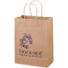 Promotional Eco Jenny - Kraft-Brown Shopper - Flexo Ink Print with Logo FX11ECS1013