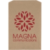 Promotional 7 1/2W x 10 1/2H Merchandise Bag - Flexo Ink Print Kraft Brown FX11MEB0710