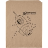 Promotional 12W x 15H Merchandise Bag - Flexo Ink Print with Logo FX11MEB1215