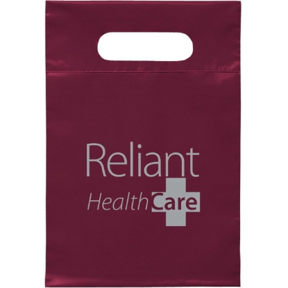 Promotional Die Cut Handle Bag - 7W x 10 1/2H - Flexo Ink Print with Logo FX20DIC0710