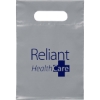 Promotional Die Cut Handle Bag - 7W x 10 1/2H - Flexo Ink Print Gray FX20DIC0710