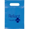 Promotional Die Cut Handle Bag - 7W x 10 1/2H - Flexo Ink Print Brite Blue FX20DIC0710