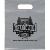 Promotional Die Cut Handle Bag - 9 1/2W x 12H - Flexo Ink Print Gray FX20DIC0912