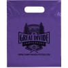Promotional Die Cut Handle Bag - 9 1/2W x 12H - Flexo Ink Print Grape Purple FX20DIC0912