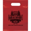Promotional Die Cut Handle Bag - 9 1/2W x 12H - Flexo Ink Print Red FX20DIC0912
