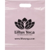 Promotional Die Cut Handle Bag - 12W x 15H x 3 - Flexo Ink Print Pink FX20DIC1215