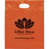 Promotional Die Cut Handle Bag - 12W x 15H x 3 - Flexo Ink Print Orange FX20DIC1215