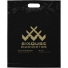 Promotional Die Cut Handle Bag - 15W x 19H x 3 - Flexo Ink Print Black FX20DIC1519