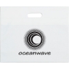 Promotional Die Cut Handle Bag - 16W x 13H - Flexo Ink Print White FX20DIC1613