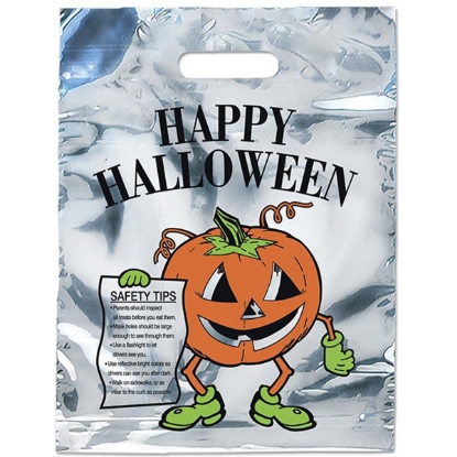 Promotional Sliver Reflective Pumpkin - Flexo Ink Print with Logo FX20REP1115
