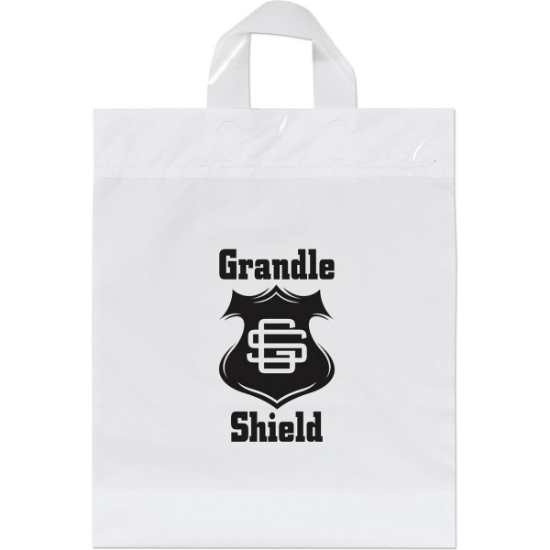Promotional Pony™- Soft Loop Handle Bag - Flexo Ink Print with Logo FX20SOL1315