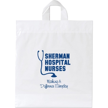 Promotional Moose™- Soft Loop Handle Bag - Flexo Ink Print with Logo FX20SOL1618