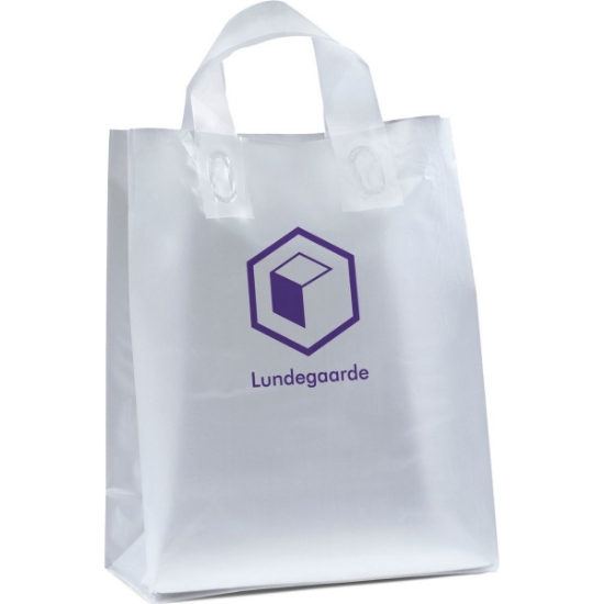 Promotional Venus - Frosted Shopper - Flexo Ink Print with Logo FX21FRS1013