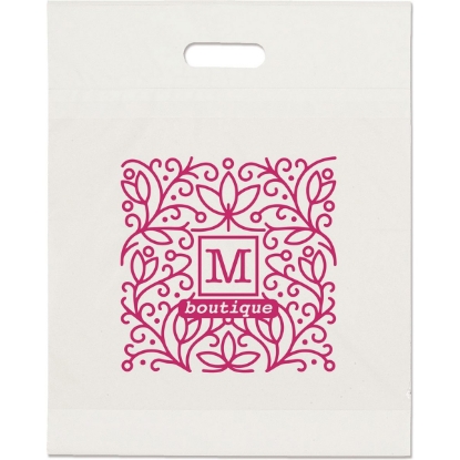 Promotional Eco Die Cut Handle Bag - 15W x 19H x 3 - Flexo Ink Print with Logo FX23ECD1519
