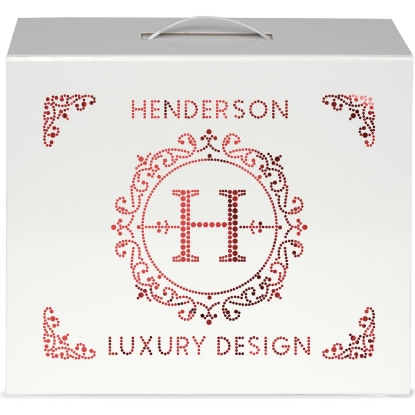 Custom Shelly - Magnetic Gift Box with Handle - Sparkle with Logo SP13MAG1210