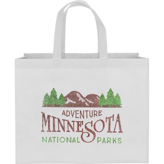 Custom Value™ - Budget Tote - Sparkle with Logo SP30BUS1915