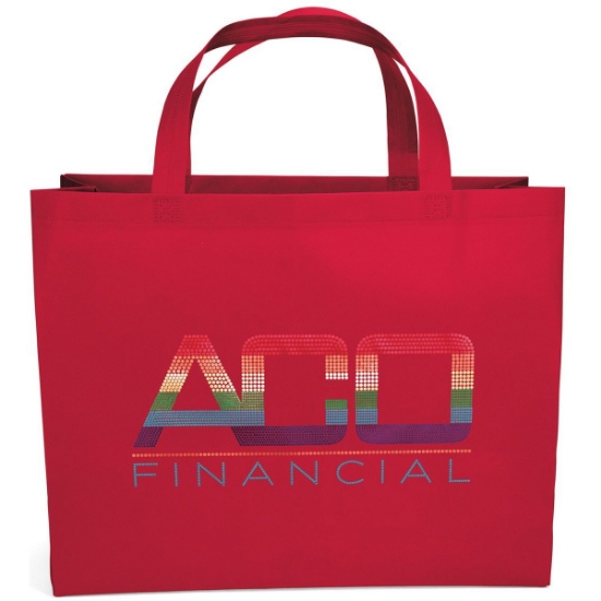 Custom Giant Saver™ - Budget Tote - Sparkle with Logo SP30BUS2117