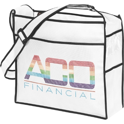 Custom Ultimate™ - Non-Woven Tote - Sparkle with Logo SP30ULT1614