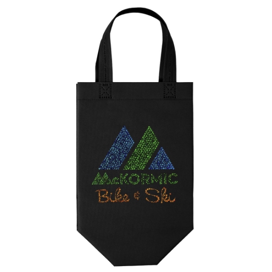 Custom Glory™- USA Made Non-Woven Tote - Sparkle with Logo SP30USM0810