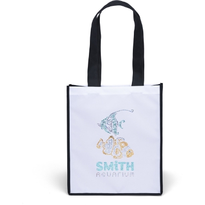 Custom Scott™- Heavy-Duty Polyester Tote - Sparkle with Logo SP40HEP1315