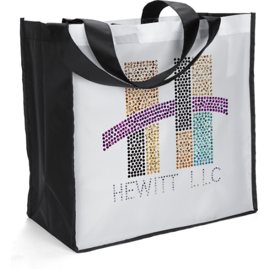 Custom Picasso - Polyester Tote - Sparkle with Logo SP40PIC1414