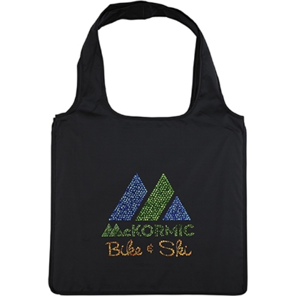 Custom Adventure™- Polyester Tote - Sparkle with Logo SP45ADV1614
