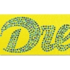 Promotional 2 Badge Satin Ribbon - 50yd Roll- Sparkle Yellow SP50BAR0250