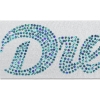 Promotional 2 Badge Satin Ribbon - 50yd Roll- Sparkle Silver SP50BAR0250
