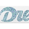Promotional 2 Badge Satin Ribbon - 50yd Roll- Sparkle White SP50BAR0250