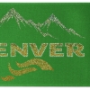 Promotional 9 Badge Satin Ribbon - 25yd Roll - Sparkle Holiday Green SP50BAR0925
