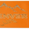 Promotional 9 Badge Satin Ribbon - 50yd Roll - Sparkle Orange SP50BAR0950