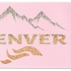 Promotional 9 Badge Satin Ribbon - 50yd Roll - Sparkle Light Pink SP50BAR0950