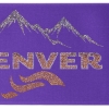 Promotional 9 Badge Satin Ribbon - 50yd Roll - Sparkle Purple SP50BAR0950