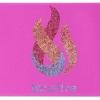Promotional 12 Badge Satin Ribbon - 25yd Roll - Sparkle Brite Pink SP50BAR1225