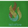 Promotional 12 Badge Satin Ribbon - 25yd Roll - Sparkle Holiday Green SP50BAR1225