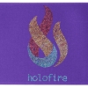 Promotional 12 Badge Satin Ribbon - 50yd Roll - Sparkle Purple SP50BAR1250