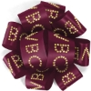 Promotional 1½ Badge Satin Bow - Sparkle Red SP50BOW1506