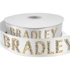 Promotional 1½ Bridal Satin Ribbon - 50yd Roll - Sparkle White SP50BRR1550