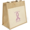 Promotional Izzy™- Jute Tote - Sparkle Natural Beige SP81JUT1414