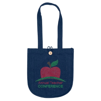 Custom MB™- Denim Tote - Sparkle with Logo SP83DET1213