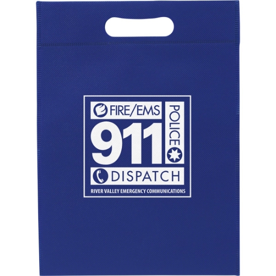 Promotional 10W x 14H - Non-Woven Die Cut Bag - Screen Print with Logo SS30NOD1014