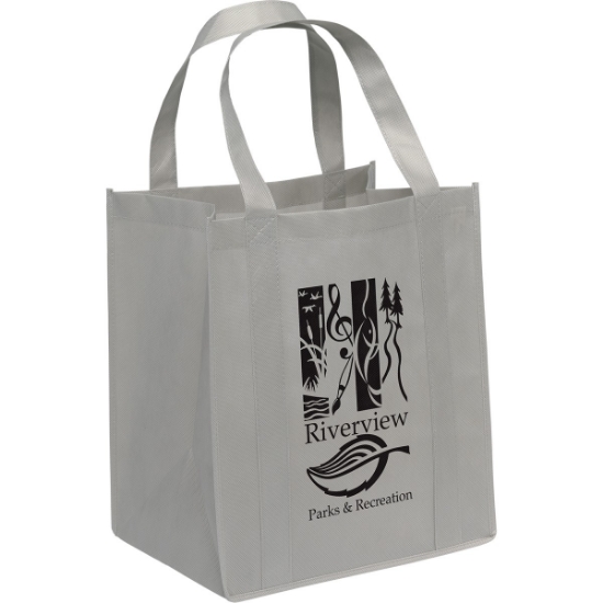 Custom Big Thunder® - Non-Woven Tote - Screen Print with Logo SS30THU1315